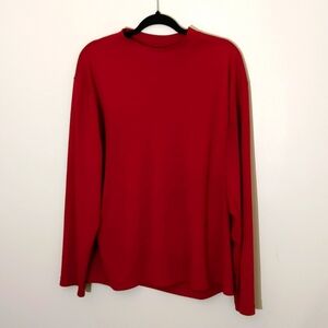 Turbulence Simon Sebag| Red Long Sleeve Flowing Shirt
